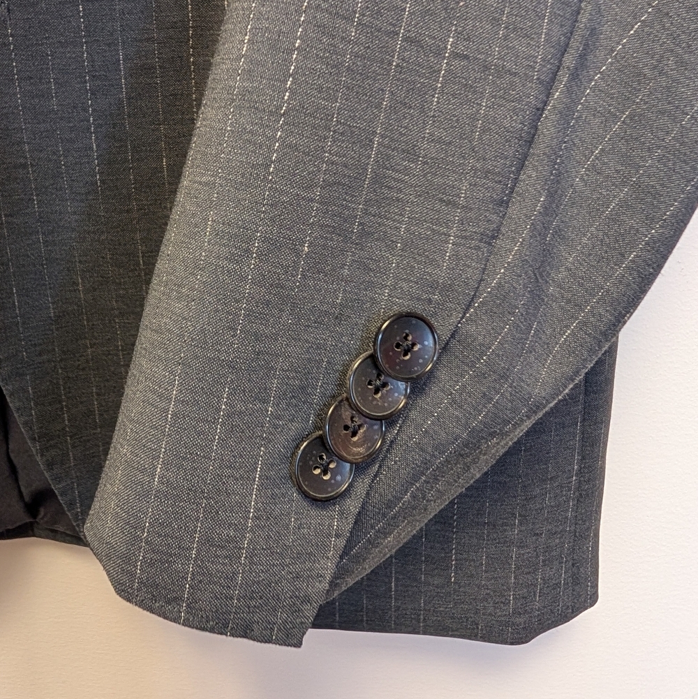 Hugo Boss Tesse Lanificio Biella Italian Fabric Sport Jacket Virgin Wool 38R - Picture 7 of 16